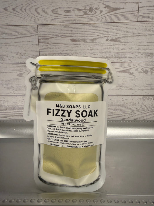 Sandalwood  Fizzy Soak